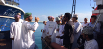 Oman Kabus University visits our fishing boat